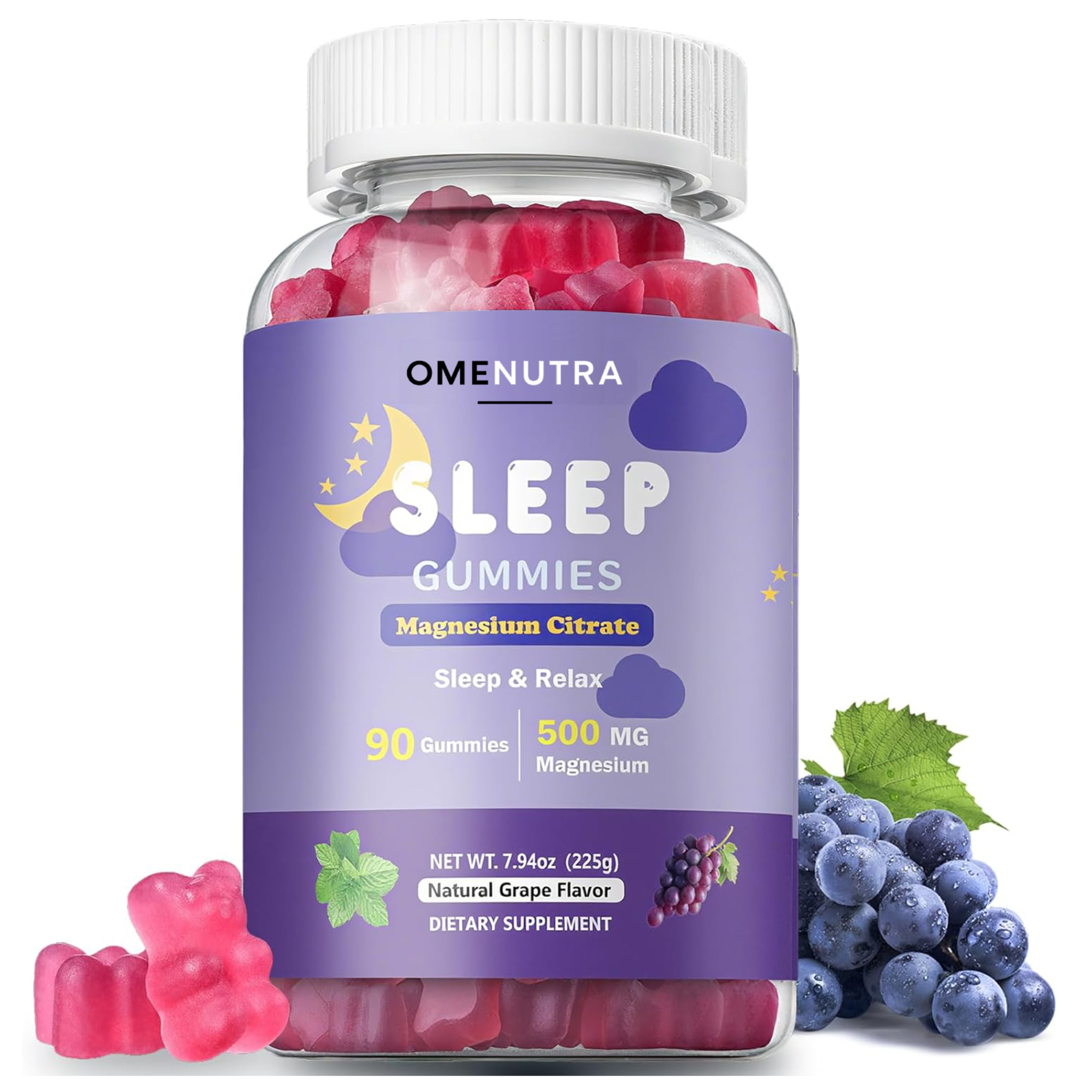 Sleep gummies melatonin free (test) product #2)